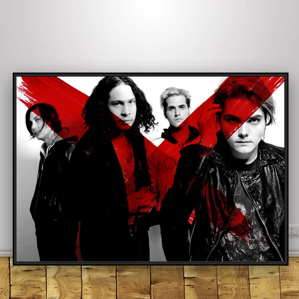 My Chemical романтика искусство Шелковый плакат домашний декор 12x18 24x36