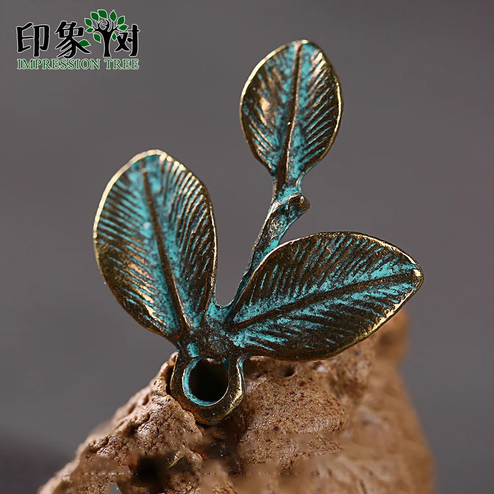 

10Pcs 23*28mm Alloy Verdigris Patina Plated Three Leaves Beads Vintage Charm Accessories For DIY Jewelry Component Finding 27043