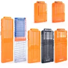 Мягкая пулемет аксессуары зажим 18 22 6 12 Перезагрузка зажим для журнала круглый Дартс бластер пистолет пули клип детская игрушка