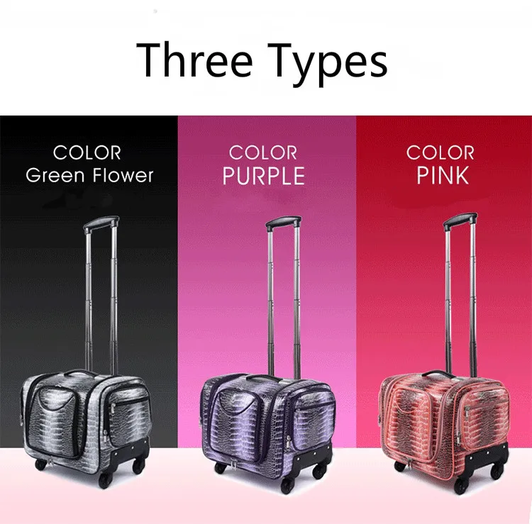 Косметика для профессионального макияжа большие чемоданы на колесиках багажа