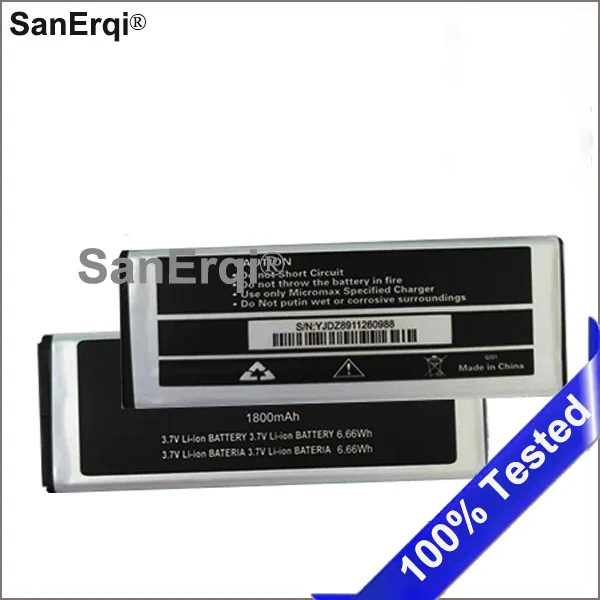 

Battery For Micromax Q301 Battery High Quality 1800mAh Accumulator Battery