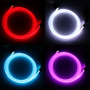 5mX прозрачный боковой светящийся 3 мм Диаметр пластиковый ПММА волоконно-оптический кабель потолочное освещение ночники Рождественское украшение для вечеринки