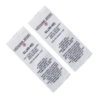 custom cotton ribbon printed labels with care instruction text for clothing label customized soft cotton sewing tags for clothes