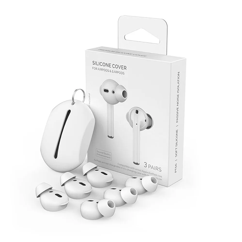 Для Apple AirPods 3 пары силиконовый чехол для наушников чехол+ чехол для хранения для huawei FreeBuds2/Honor FlyPods шумоизоляционные наконечники