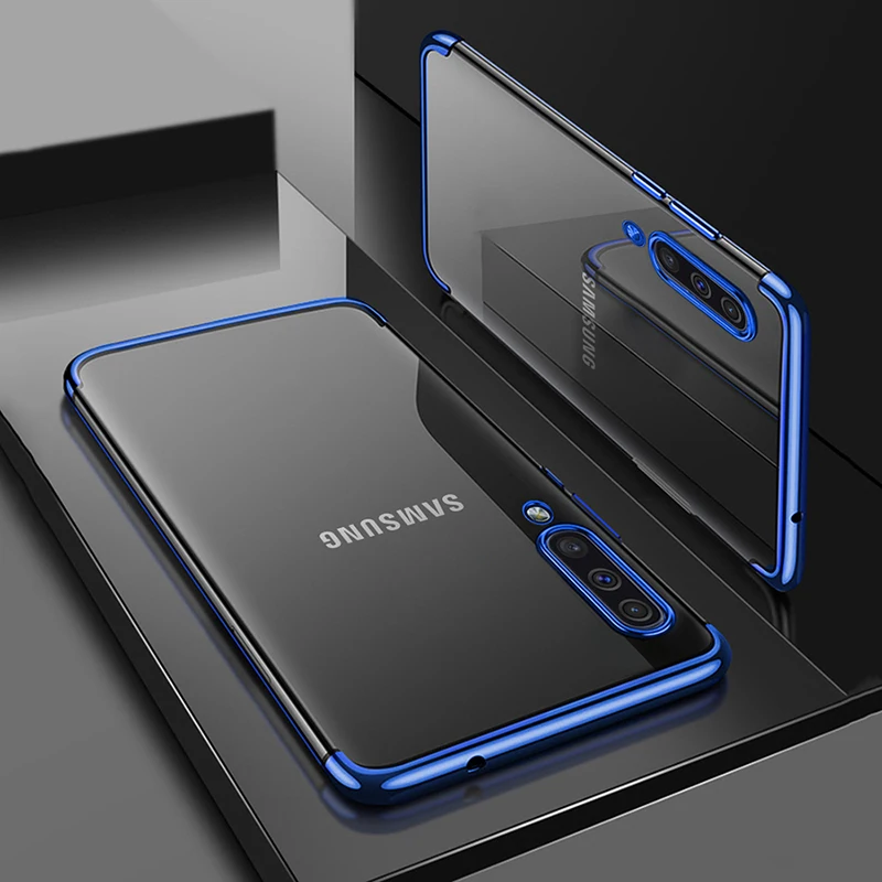 ТПУ чехол для Samsung Galaxy A70 A 70 A705 2019 покрытие блестящий Роскошный Ультратонкий