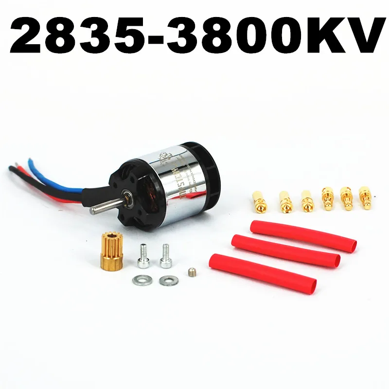 Бесщеточный двигатель Mystery Fire Dragon 2835 3800KV для выравнивания вертолета Trex 450 с