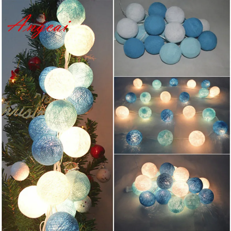 20 шт./компл. ватным тампоном ручная работа светло голубой цвет тон синий + белый