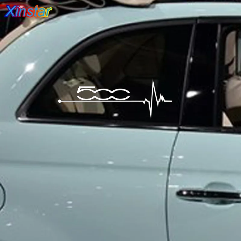 2 шт./лот наклейка на окно автомобиля для fiat 500 500x