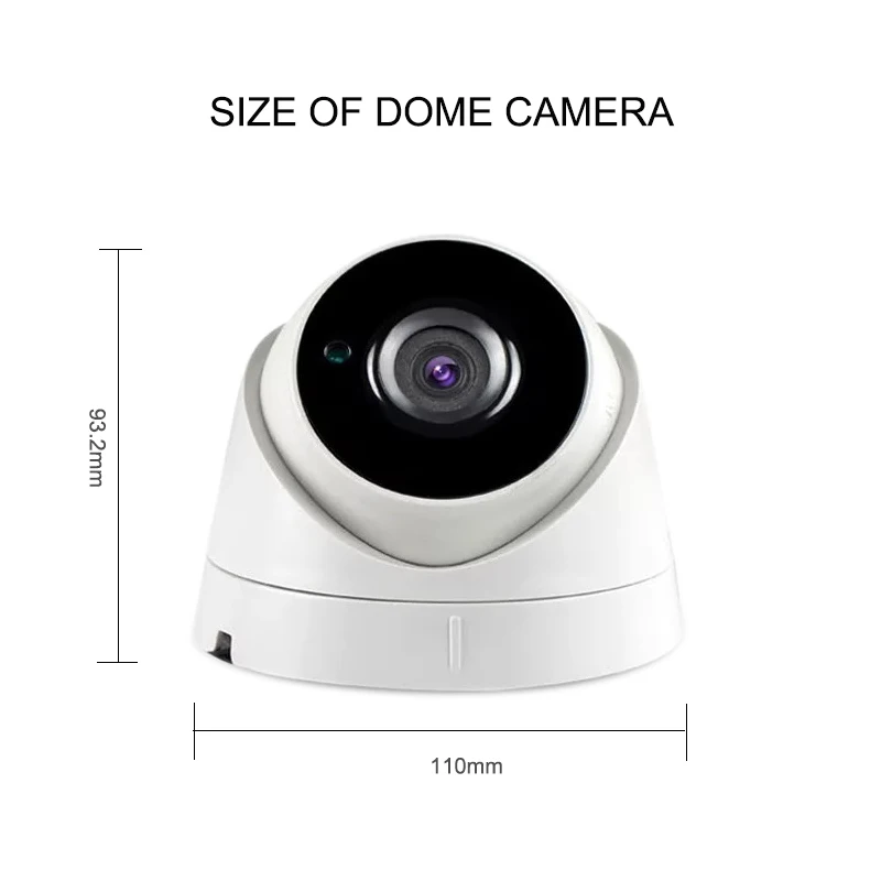 Wifi IP камера 1080P Беспроводная CCTV купольная P2P Крытая уличная с слот карты Micro SD Camara Wi