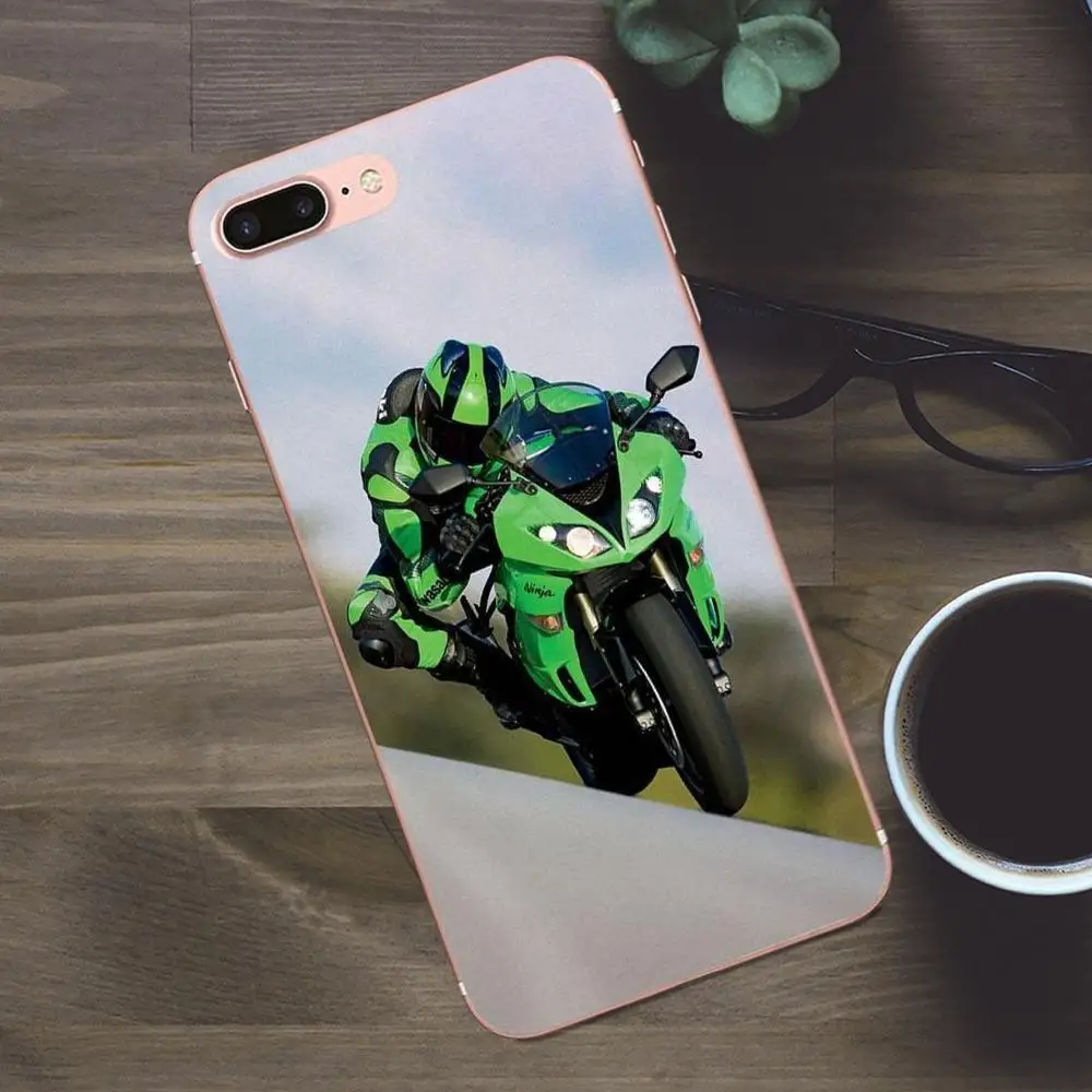 Спортивный мотоцикл Bixedx Kawasaki Ninja Zx R для Huawei G8 Honor 5C 5X 6 6X 7 8 9 Y5II Mate P7 P8 P9 P10 P20 Lite Plus 2017 |