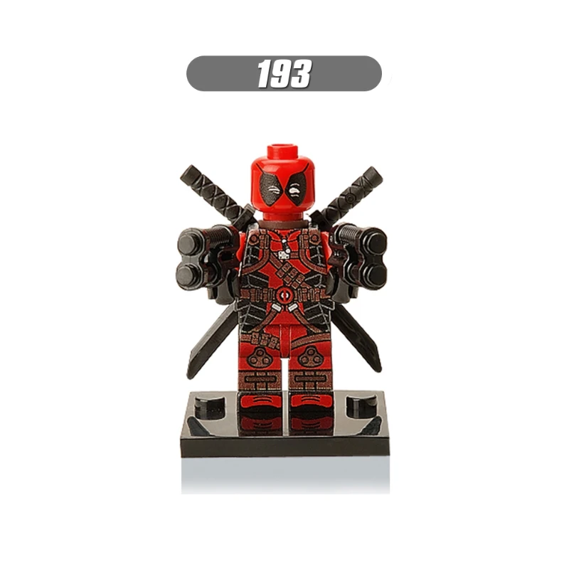 Deadpool Одна распродажа, космические войны, Пробуждение силы, Чубакка, Кайло Рен Хан, Solo, Супер герои, строительные блоки, кирпичи, игрушки для детей, X0104 - Цвет: Deadpool