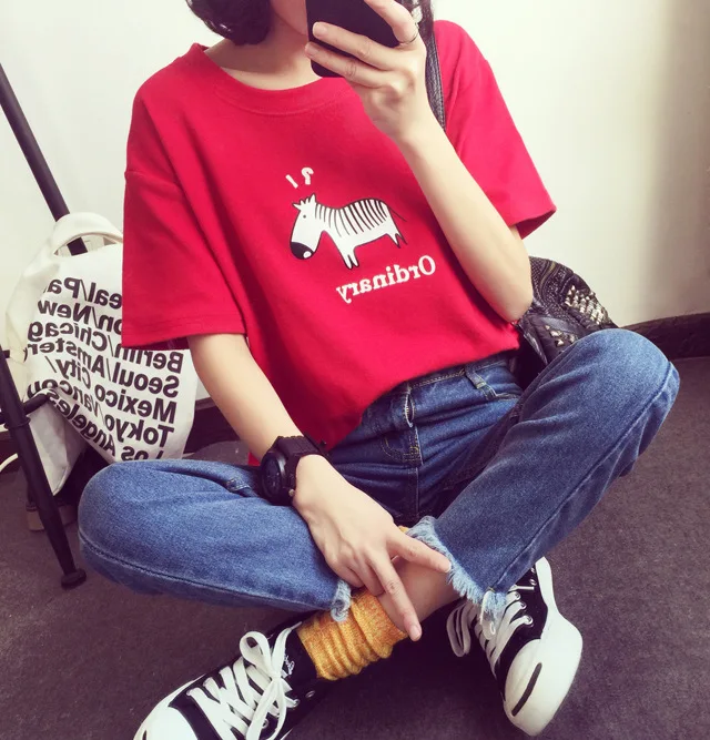 Женские футболки с принтом зебры 2019 летняя футболка Femme женская рубашка в стиле