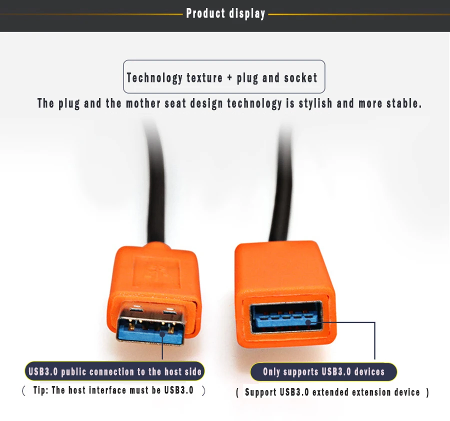 Волоконно оптические USB 3 0 удлинитель Тип кабеля Мужчина к Женский