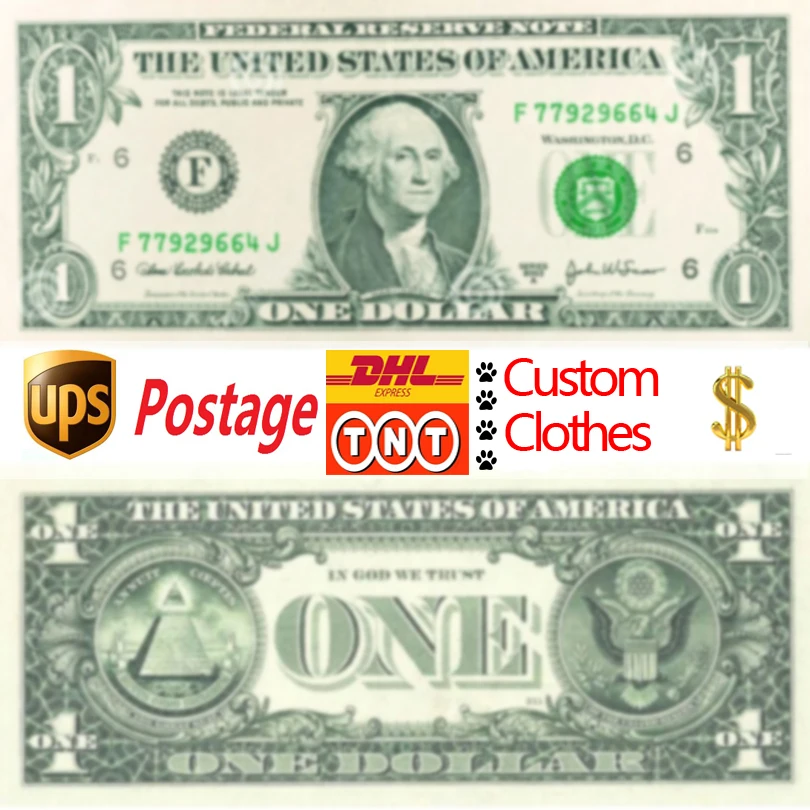 Custom Clothes Fee Or Transportation (DHL TNT UPS ) worth $ 1 According To The Number Negotiate Prices determined. |