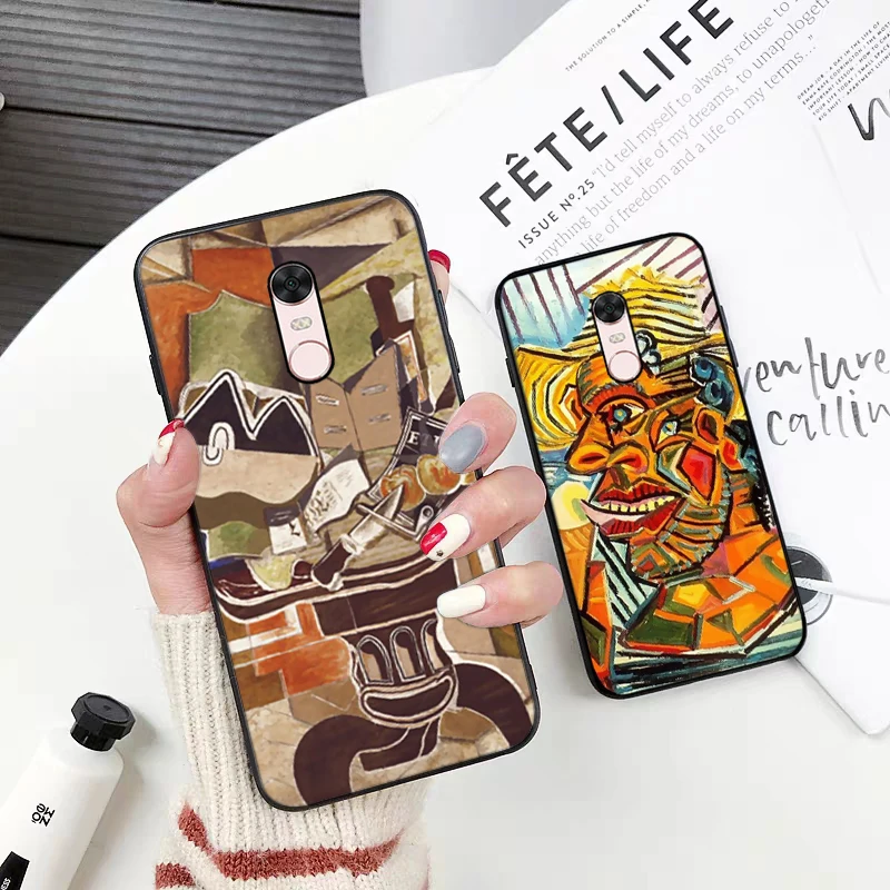 Силиконовый чехол Lavaza с абстрактным рисунком Пабло Пикассо для Xiaomi Redmi 4A 4X 5 5A 6 6A 7