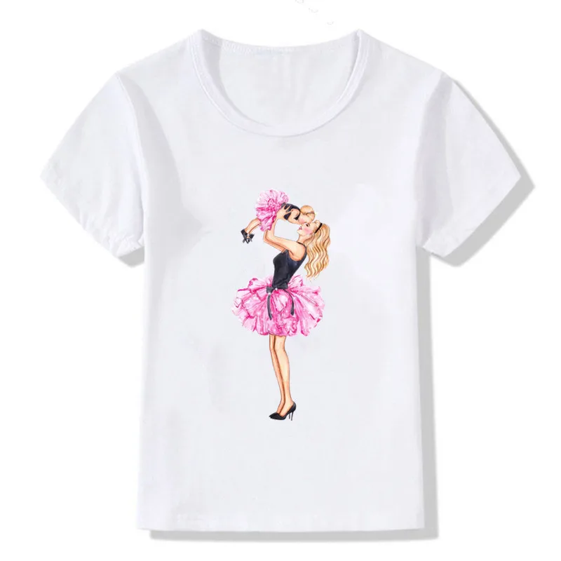 Забавная семейная Одинаковая одежда повседневная женская и детская летняя