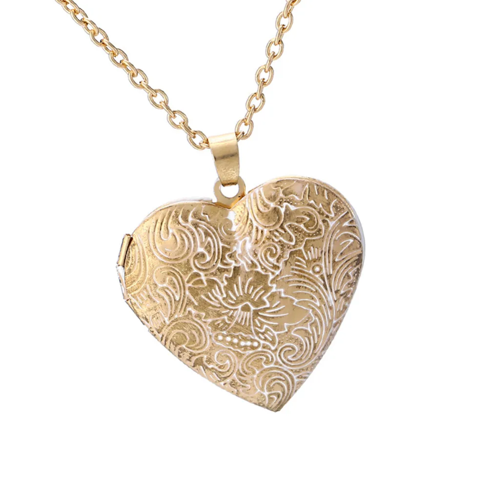 Retro Jewelry Pendant Palace Necklace Sculpture Love Heart Cute Long Chain Women | Украшения и аксессуары