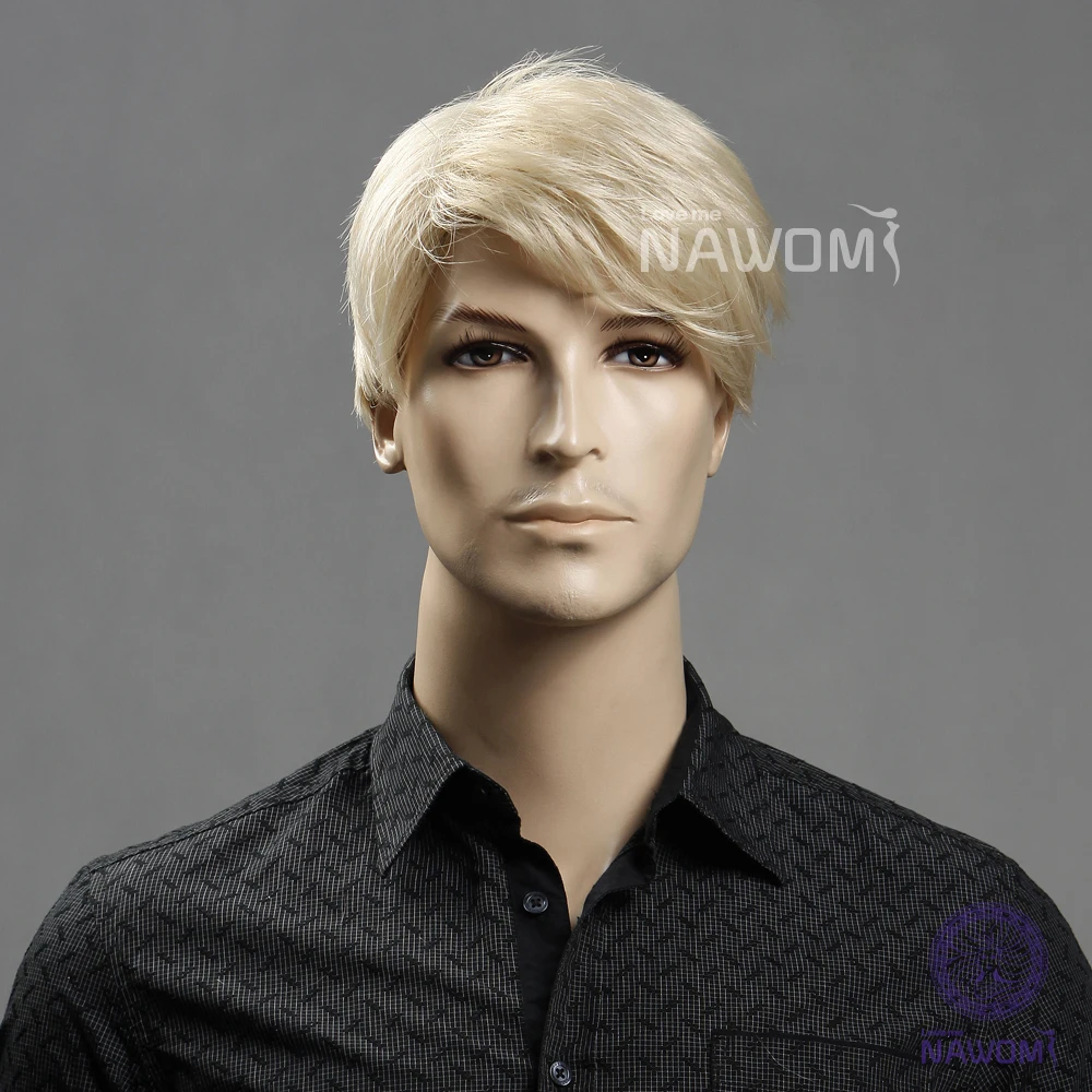 blonde mens wig
