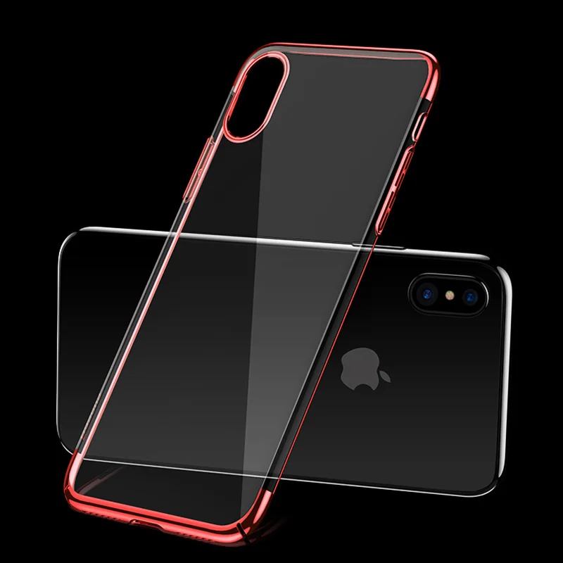 Мягкий чехол из ТПУ для Iphone X чехлы с силиконовым покрытием блестящий 6 7 8 6s Plus 5 SE 5s
