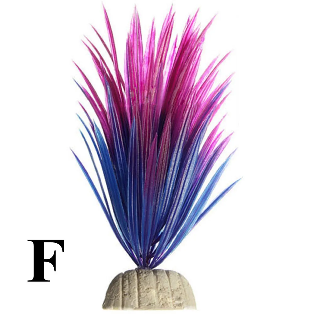 Hot Sale Artificial Aquarium Plant Decoration Fish Tank Submersible Flower Grass Decor Ornament Aquatic Plants | Дом и сад