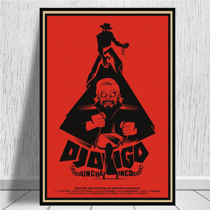 Классический фильм Django Unchained Квентин Тарантино Ретро плакат крафт-бумага кафе домашний декор стен Живопись