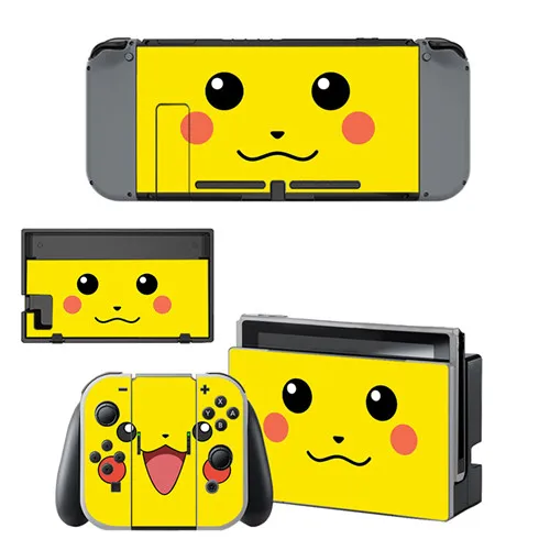 YSNS0380 Виниловые наклейки для nintendo Switch для консоли nintendo Switch и контроллера-для Pokemon GO Pikachu - Цвет: YSNS0380