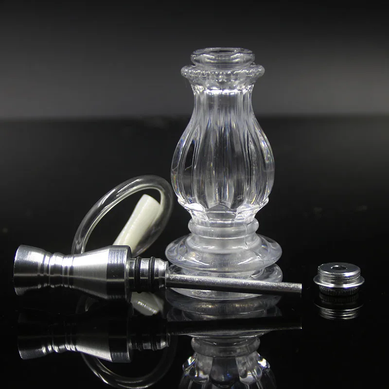 Акриловый белый кальяна водопроводные трубы для курительного табака фильтр