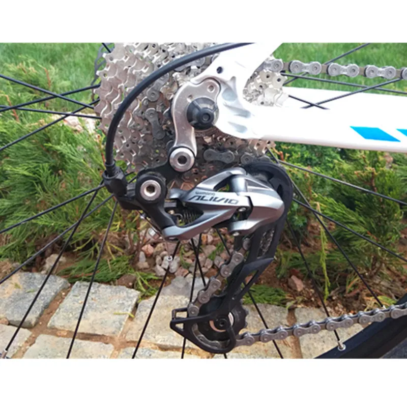 Новый SHIMANO RD M4000 горный велосипед с задним циферблатом 9 S/27 скоростной теневым 430
