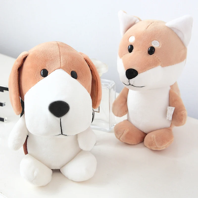 Kawaii Puppy мягкие игрушки 20 см милый моделирование корги Шнауцер хаски собака Плюшевые игрушки Мягкая кукла Дети Детские игрушки подарок