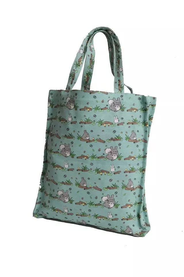 356 #6 цветов печать Аниме Мой сосед Тоторо тонари досуг сумки для шопинга