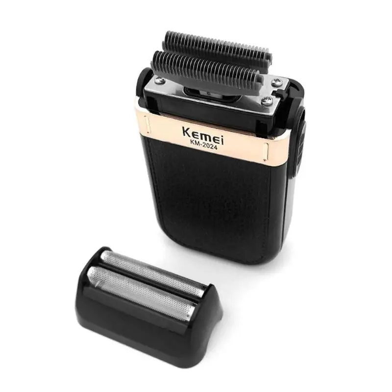 KEMEI KM- электробритва с зарядкой от usb для мужчин, возвратно-поступательное лезвие, бритва, моющаяся бритва, триммер для бороды, станок для бритья
