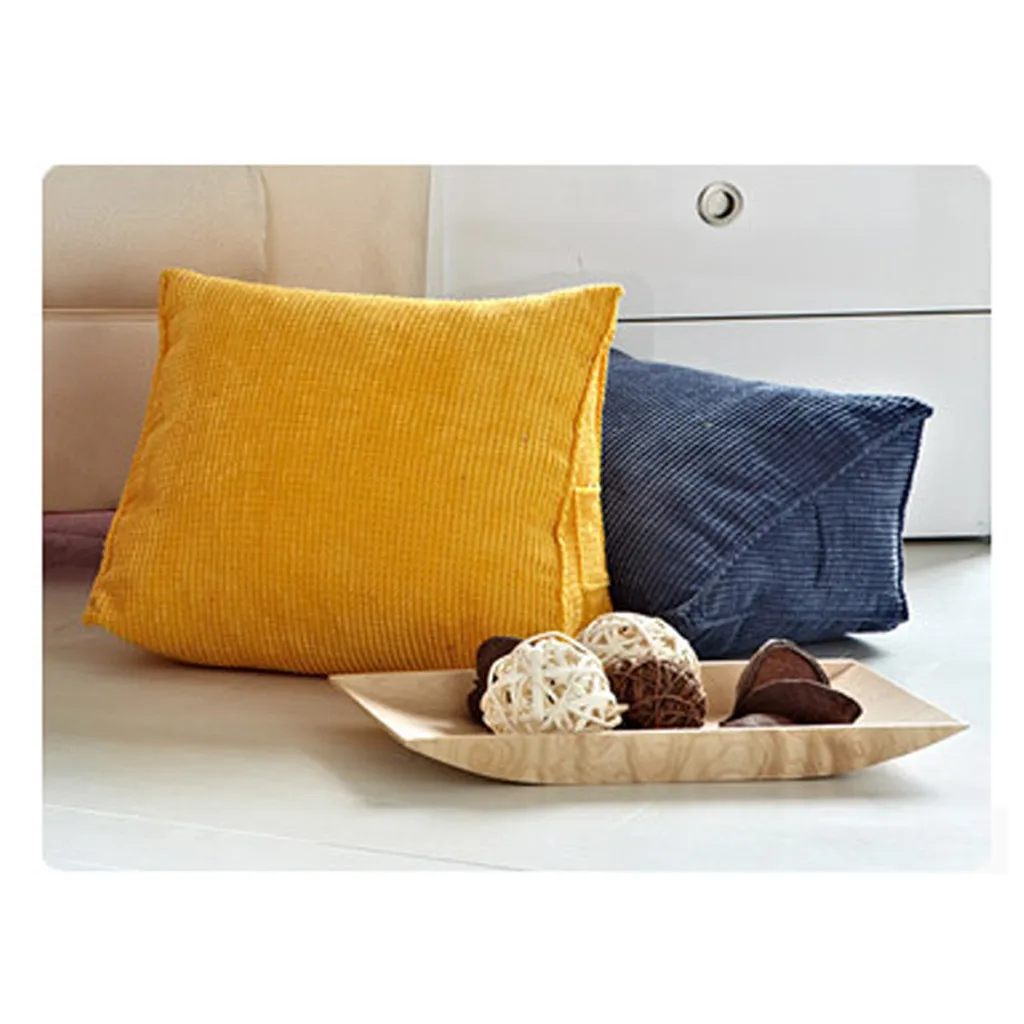 Высококачественная креативная треугольная хлопковая Вельветовая Подушка супер