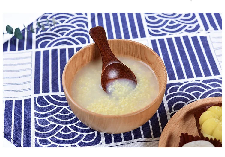 Миниатюрная деревянная ложка кофе, чай, сахар ложки для соли дети маленькая ложка деревянные столовые приборы Пособия по кулинарии инструменты Кухня гаджеты