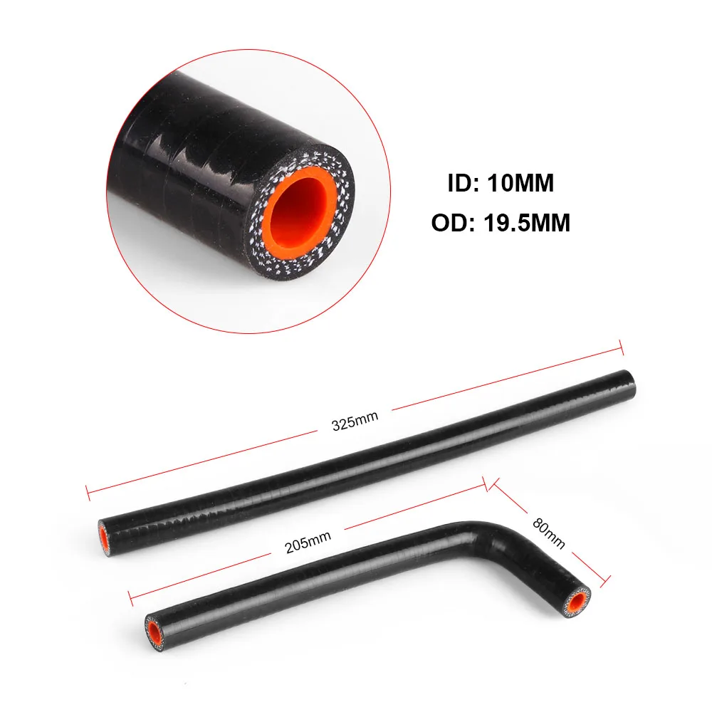 RASTP 1 набор высокого качества черный масляный бак с радиатором силиконовый шланг