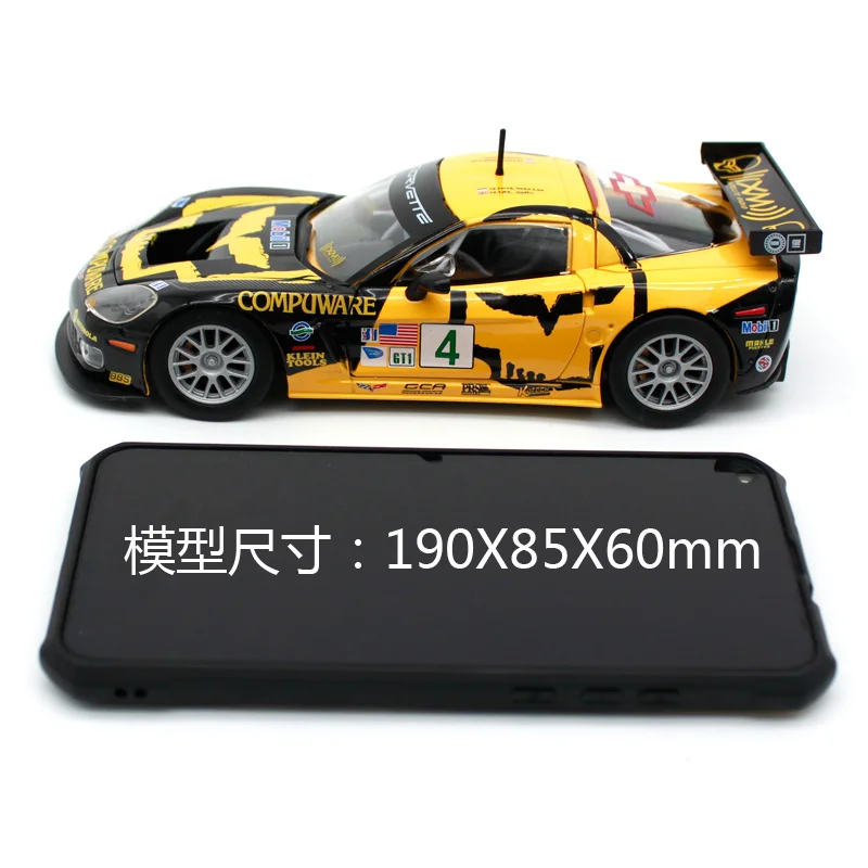Bburago 1:24 Chevrolet Corvette C6R трек автомобиль литье под давлением открытые двери