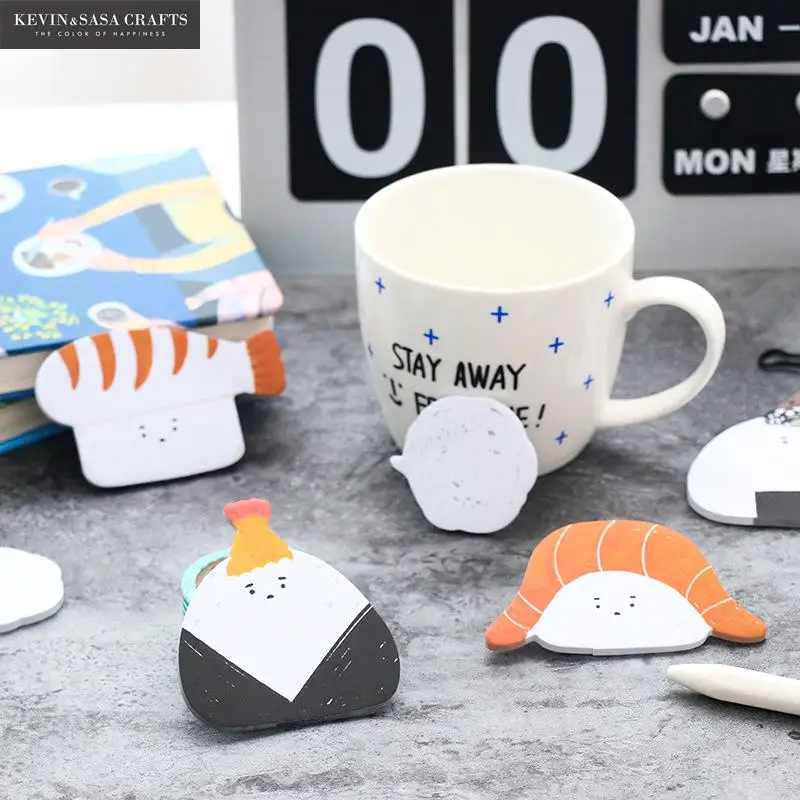 Суши стикер для канцелярских товаров блокнот 30 страниц канцелярские Липкие