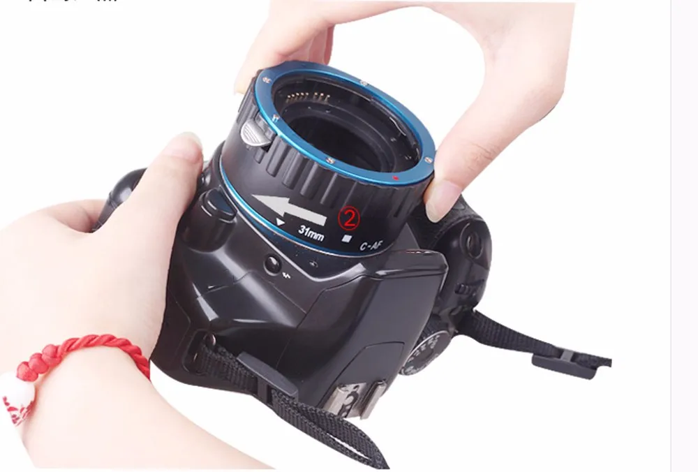 Meike FC-100 FC100 Macro Ring Flash& Auto Focus Tube Ring for Canon EOS 650D 700D 70D 7D II 60D T4i T3i 6D Nikon FUJI Flashes