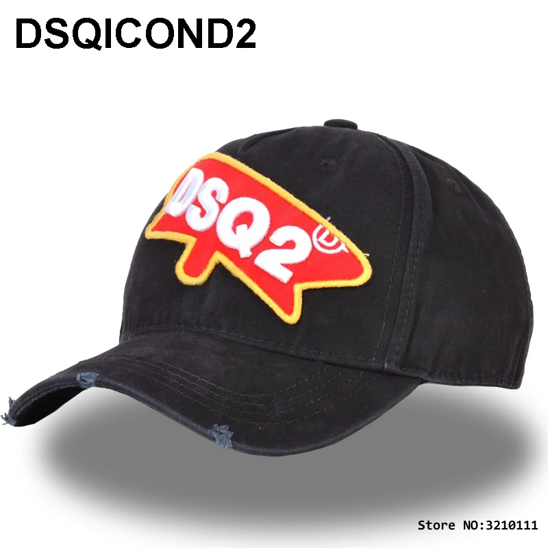 DSQICOND2 DSQ Хлопковые бейсболки с надписью кепки высокого качества для мужчин и