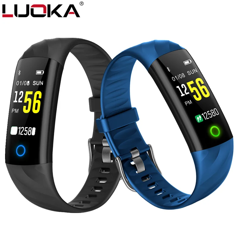 Спортивный смарт браслет LUOKA IP68 водонепроницаемый цветной экран Смарт