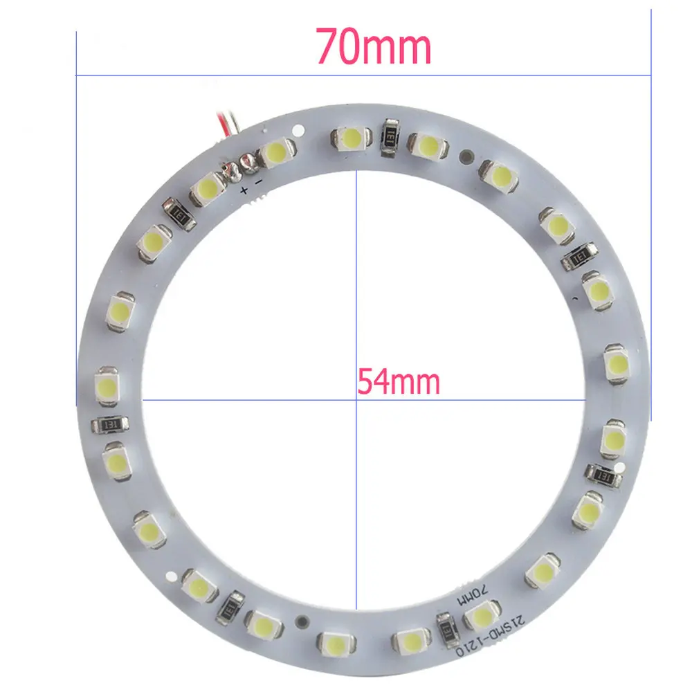 YM E-Bright! 2 шт.(1 пара) ангельский глаз 1210 40 мм 50 мм 60 мм 70 мм 80 мм 90 мм 100 мм 110 мм 120 мм фары Halo Кольцо 12 В Автомобильное освещение