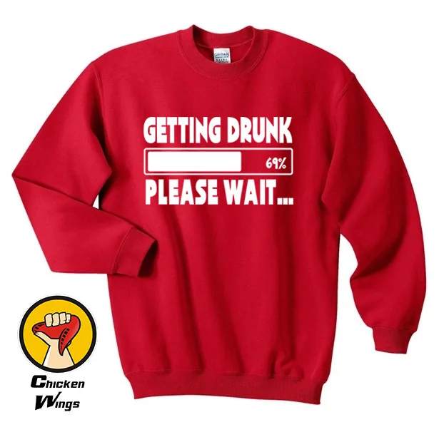 

Getting Drunk Beer Stag Party Gift Funny Shirt Crewneck Sweatshirt Unisex More Colors XS - 2XL