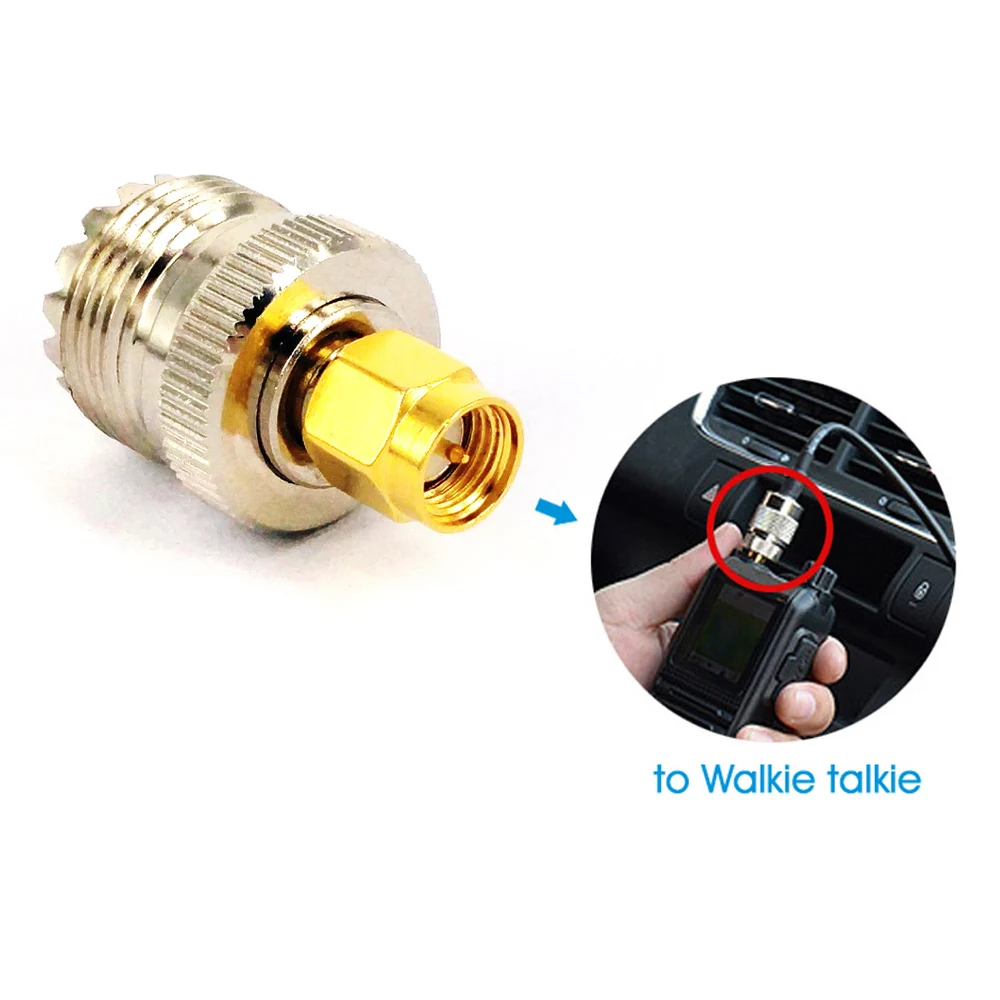 Переходник SMA Male UHF Female SO239 PL259 радиочастотный коаксиальный переходник Coax для