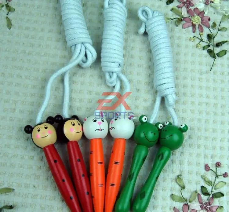 2X Скакалка для занятий спортом аксессуары спортзала Мультяшные животные новая