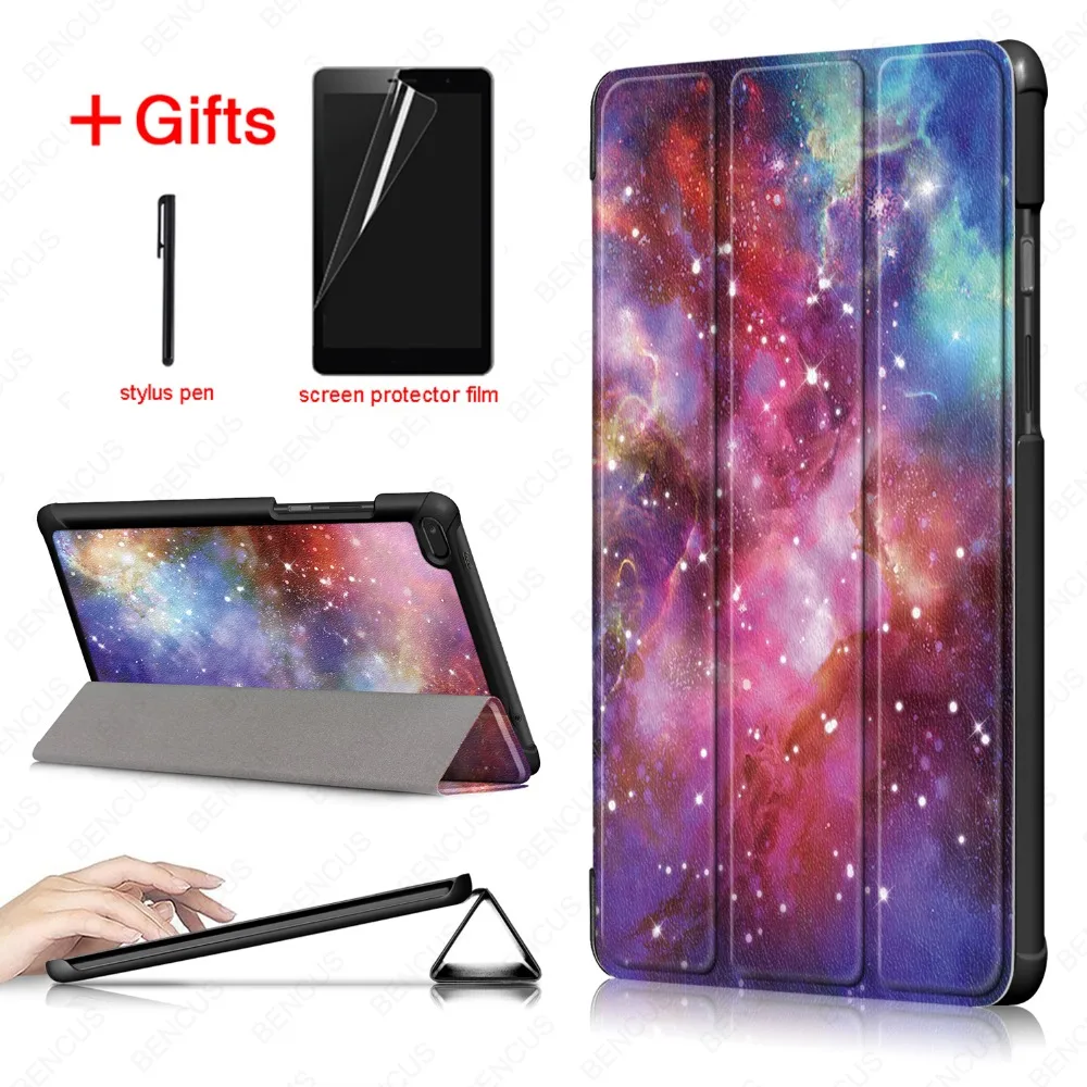 Тонкий магнитный складной чехол для Lenovo Tab E8 TB 8304F1 подставка из искусственной