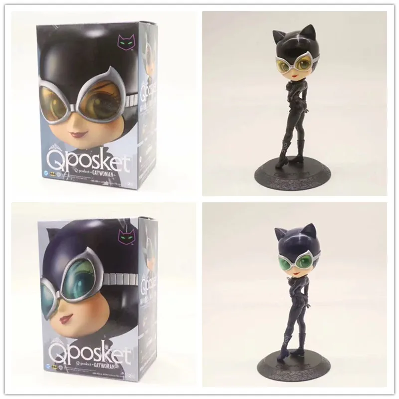 15 см Qposket Dark Knight Cat женщина Селина Кайл Бэтмен ПВХ фигурка Коллекционная модель