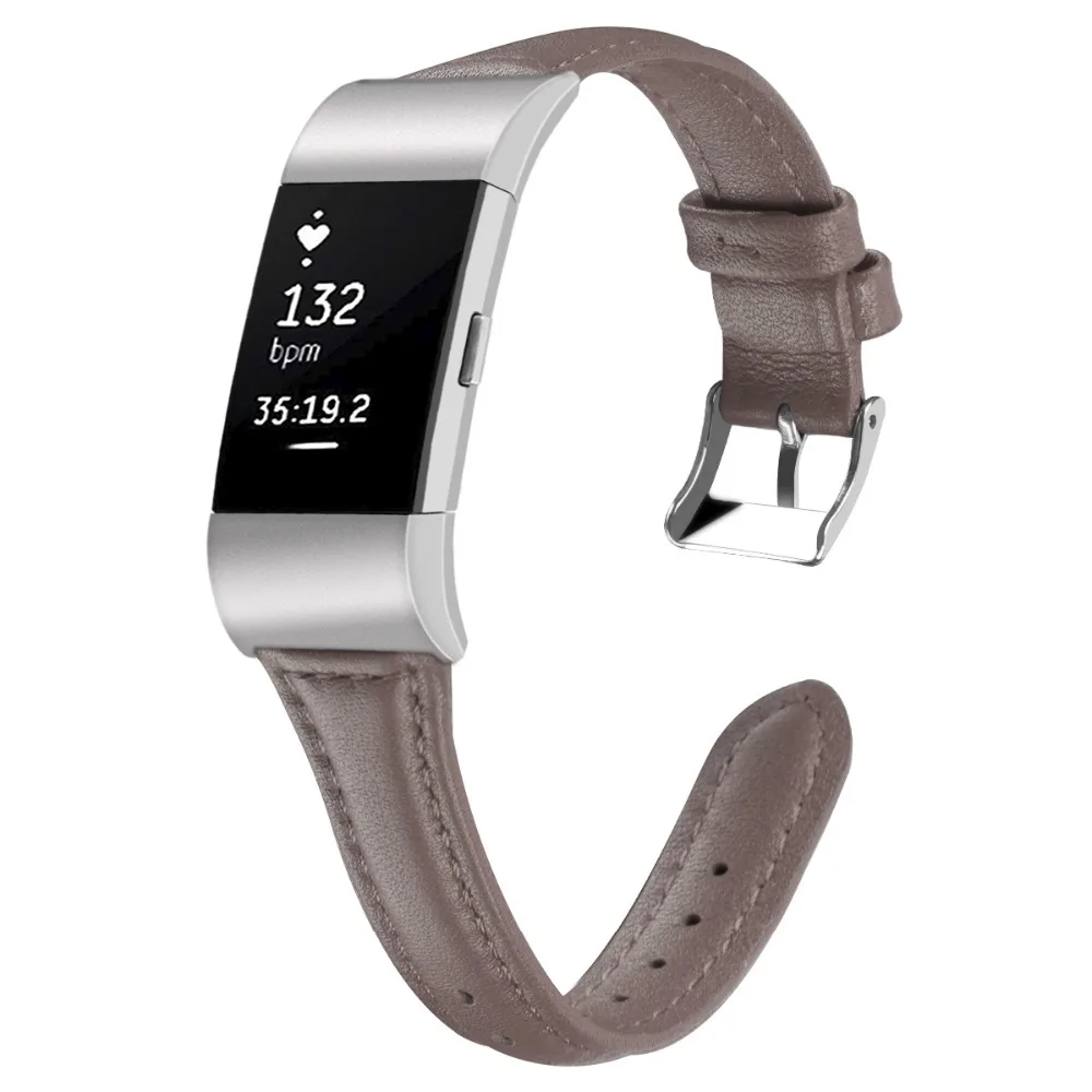 Полосы для браслета FitBit Charge 2 кожи Роза Золотые ремешки для FitBit Charge 2 кожаный браслет с ремешком ремешок для часов кожаный ремешок