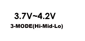 CREE xml светодиодный xml2 светодиодный T6 U2 Q5 драйвер 17 мм 3,7 v~ 4,2 v вход 900mA выход 5-режим Светодиодный драйвер для CREE XML светодиодный излучатель - Цвет: 3MODE1