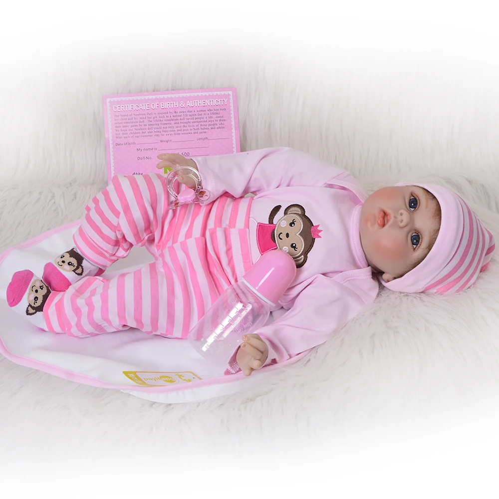 55 см Силиконовые Reborn куклы Baby живой реалистичный Boneca Bebe реалистичные настоящая