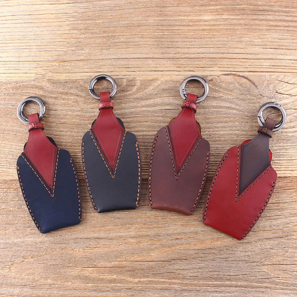 DANDKEY Genuine Leather Protector Key Case Cover Holder For BMW 5 GT F07 F10 F11 520 525 520I 530D E34 E60 E70 3 Button | Автомобили и