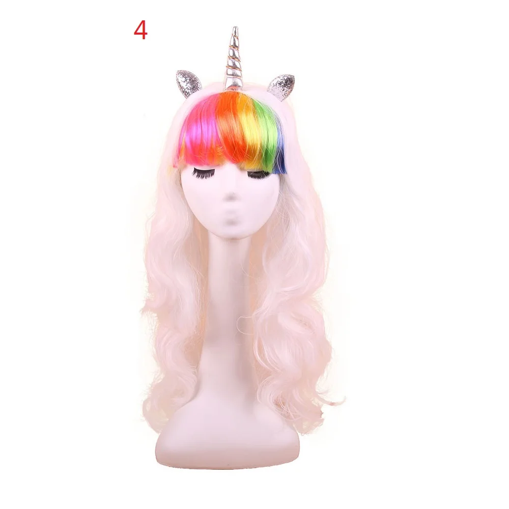 20 шт. DHL My Little Pony Rainbow Dash цветные синтетические волосы для костюмированной